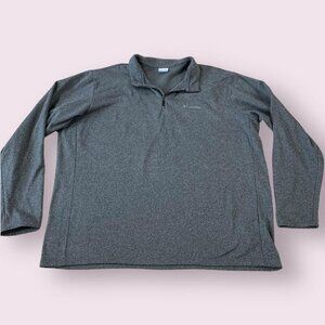 Columbia 1/4 Pullover Men’s Size XXL Gray Sweatshirt Outdoors Casual